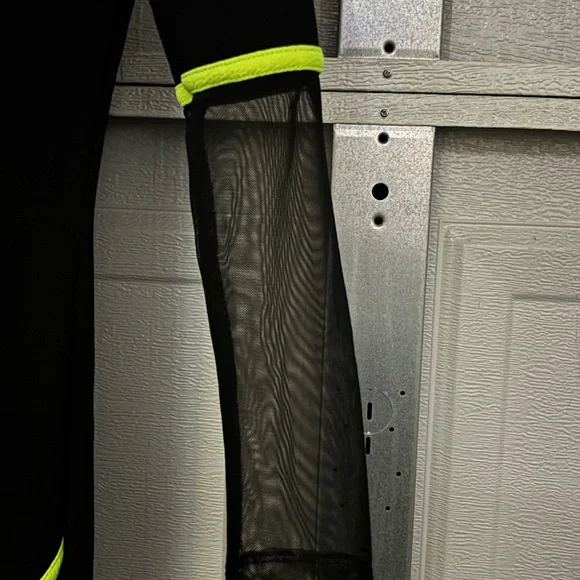 Black and Neon Green Jumpsuit - Picture 4 of 4